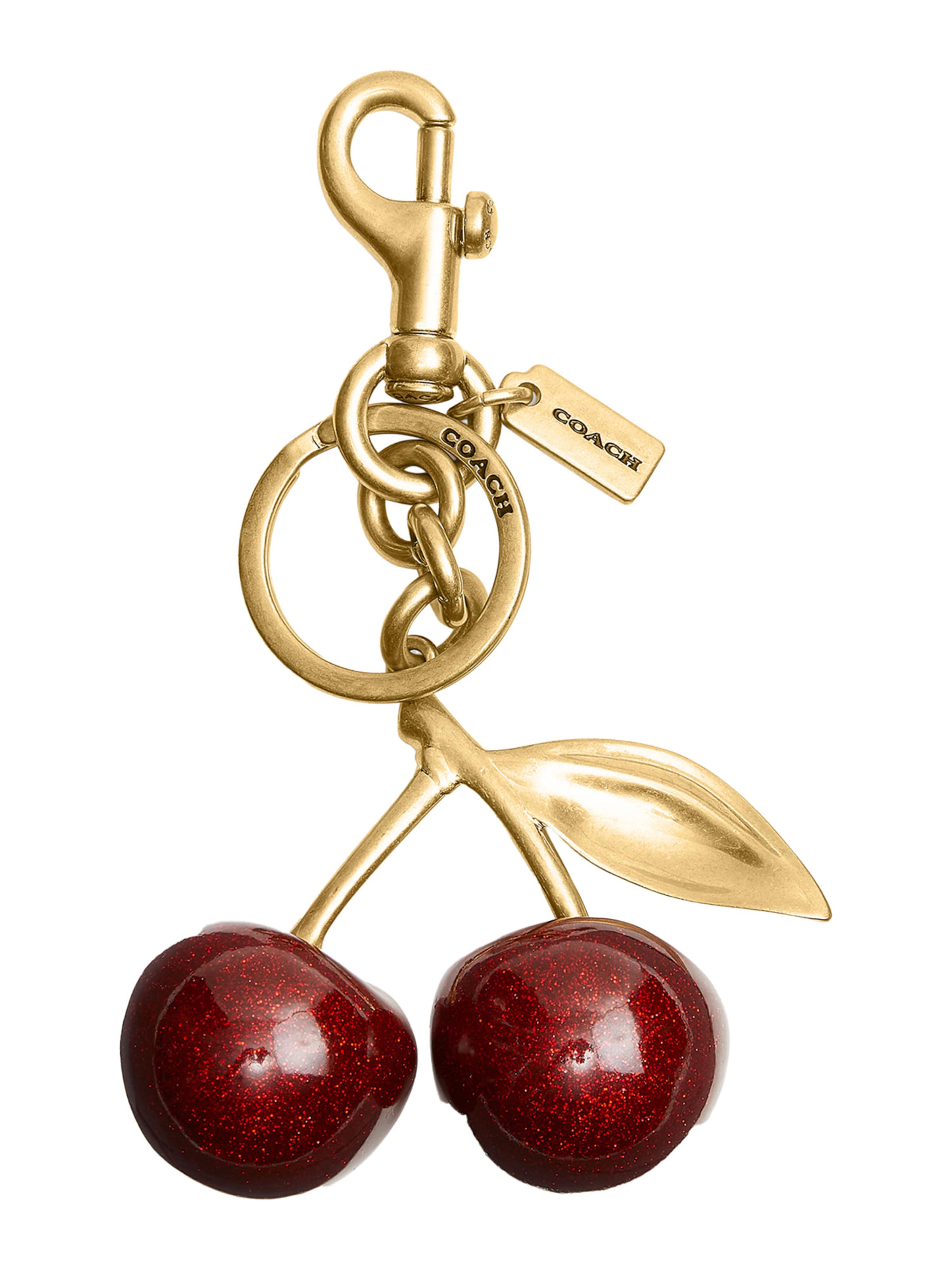 COACH Přívěsek na klíče – zlatá: přední strana