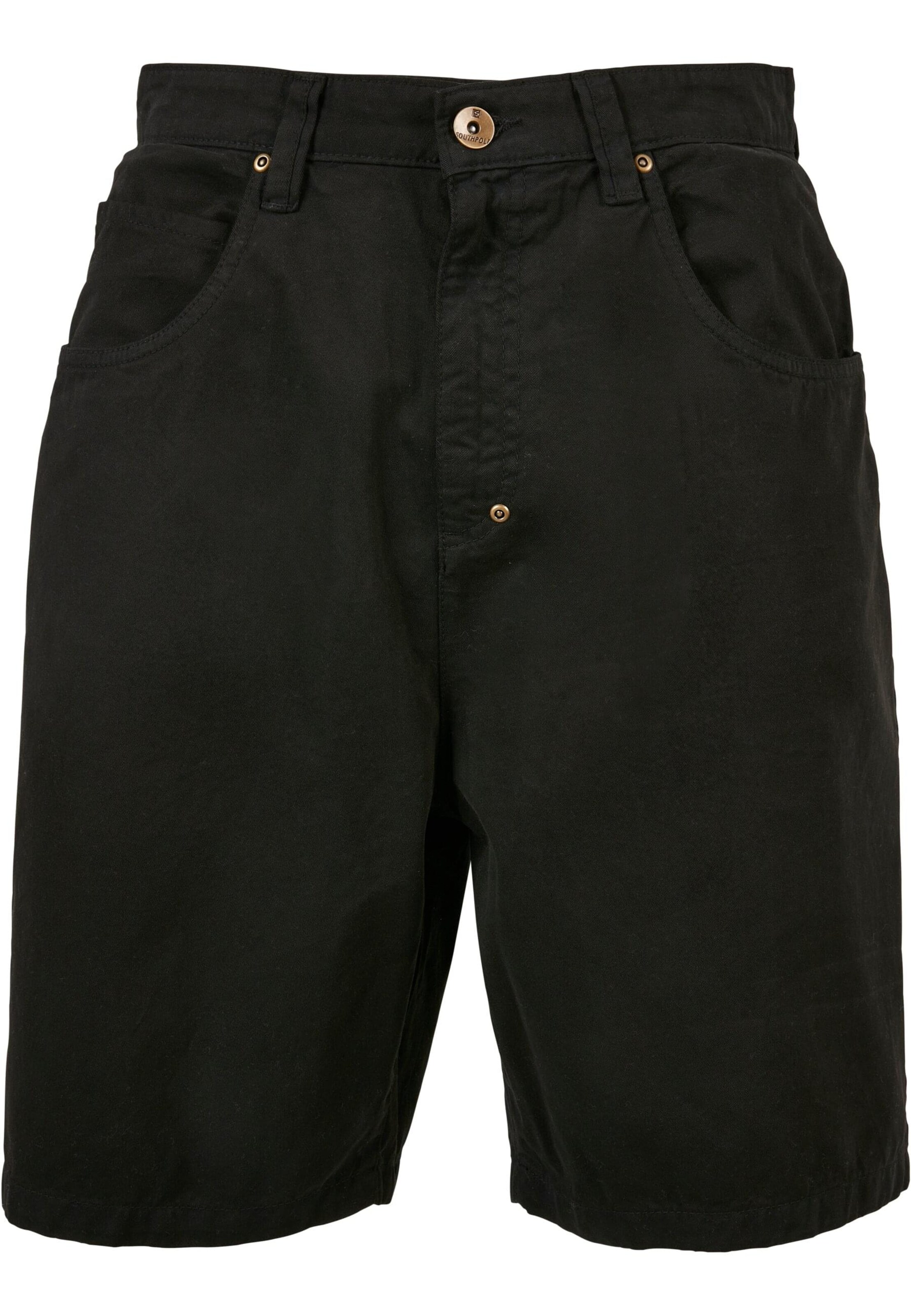 Loosefit Pantaloni di SOUTHPOLE in nero: frontale
