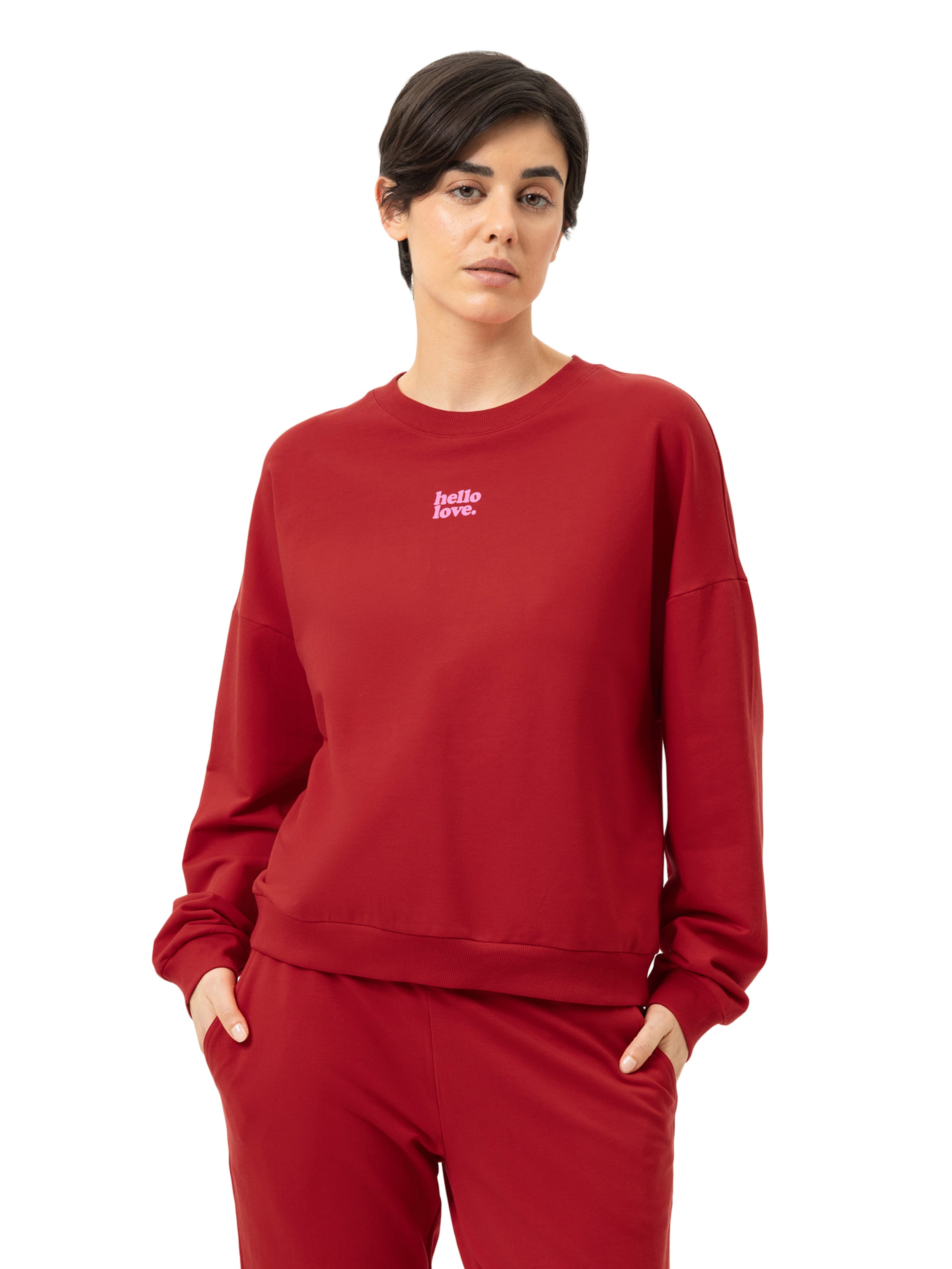 Mey Sweatshirt in Rot: Vorderseite