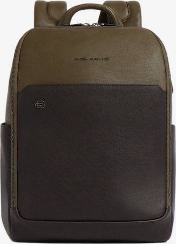 Piquadro Rucksack in Grün: Vorderseite