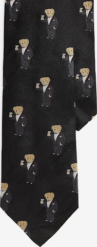 Cravate 'MARTINI BEAR' Polo Ralph Lauren en noir : devant
