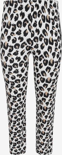 Yoek Leggings ' Feline ' in braun / schwarz / weiß, Produktansicht