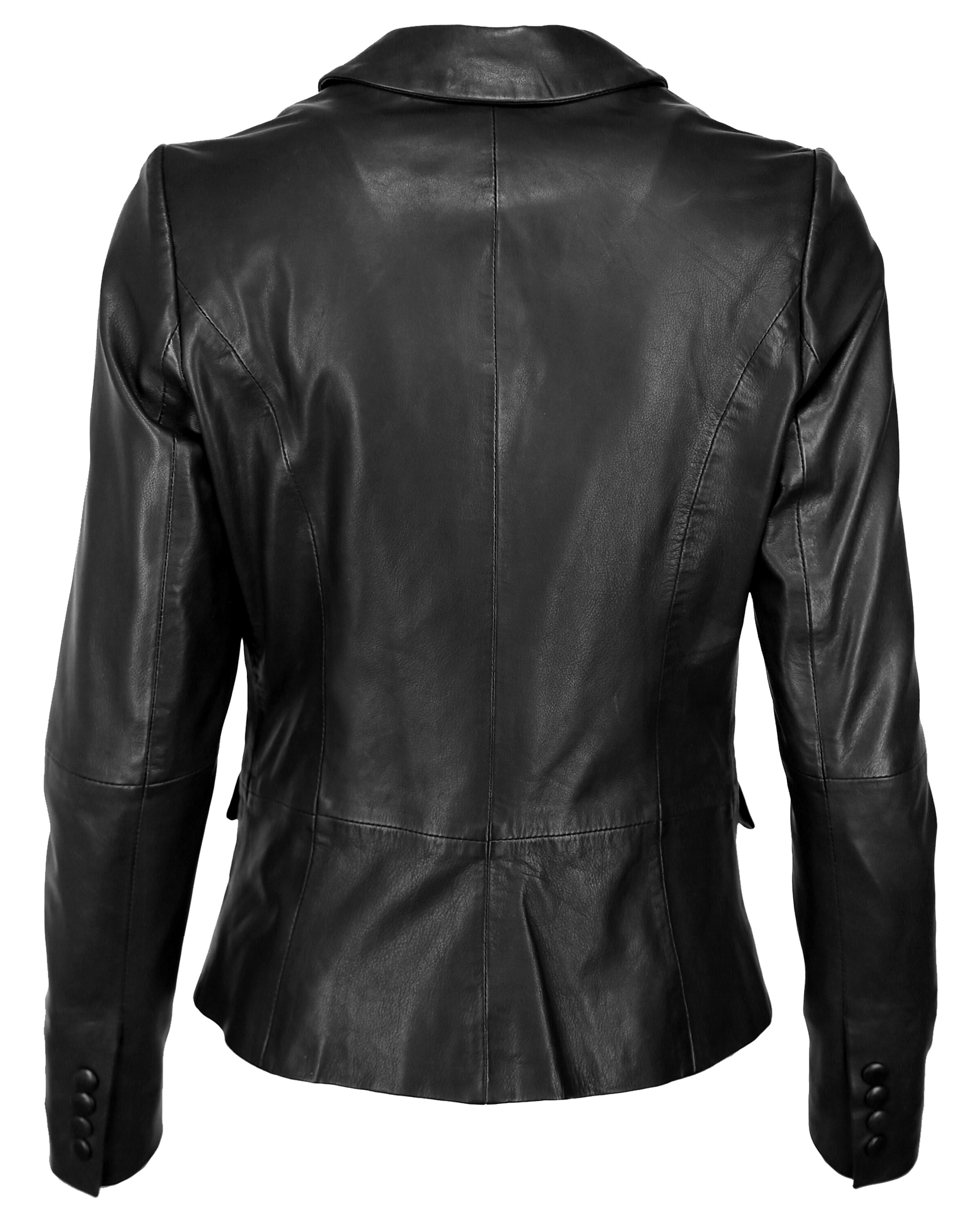 Maze Lederblazer in Schwarz