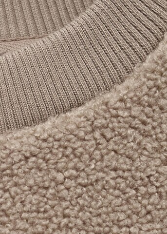 MANGO Sweatshirt 'Coma' in Brown