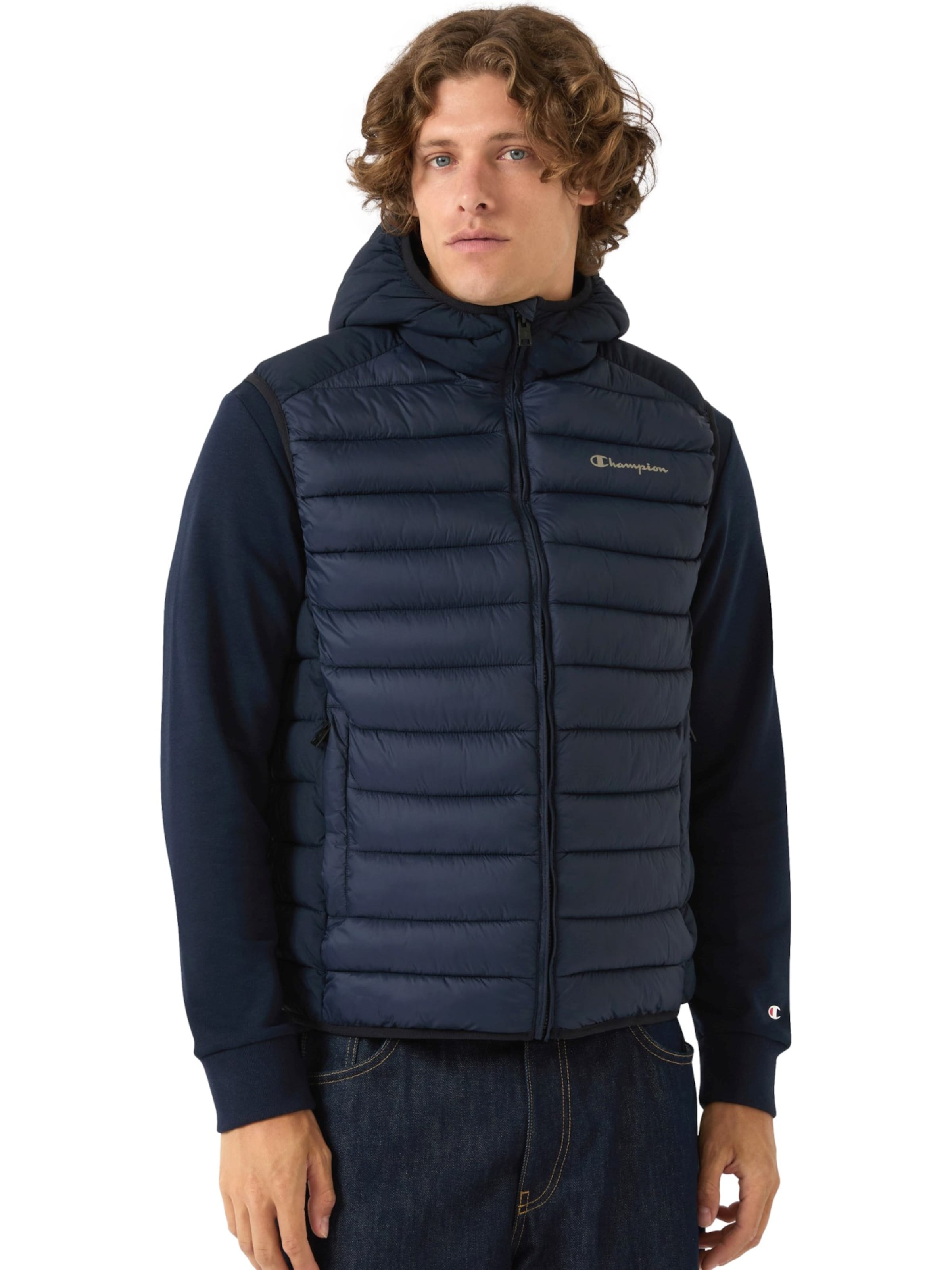 Gilet di Champion Authentic Athletic Apparel in blu: frontale