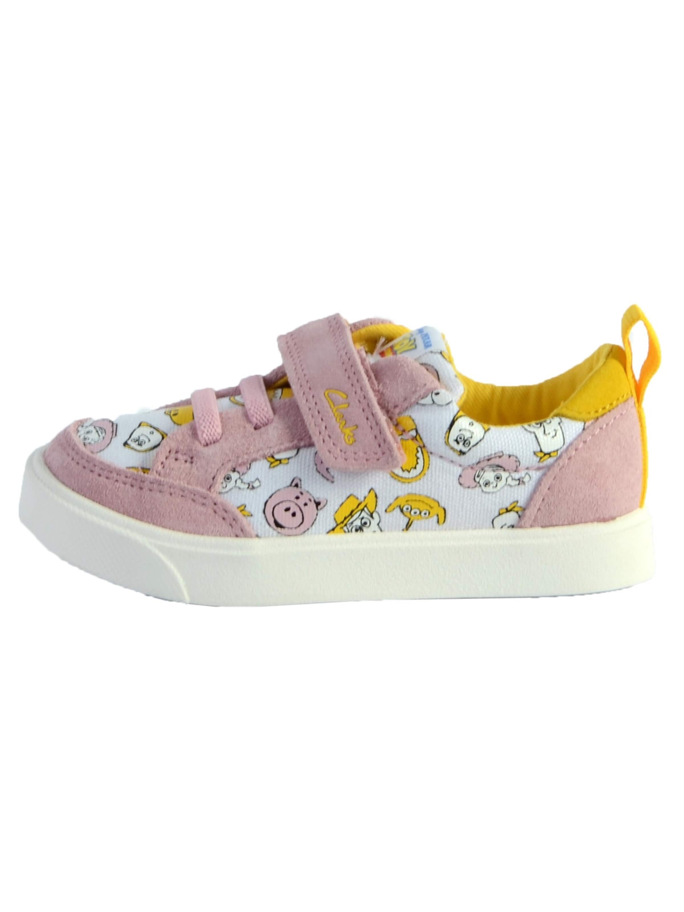 Baskets CLARKS en rose : devant