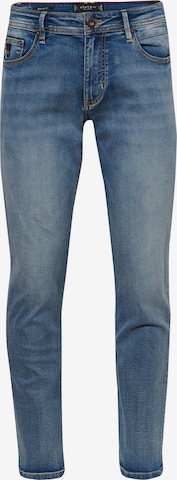 KOROSHI Regular Jeans in Blauw: voorkant