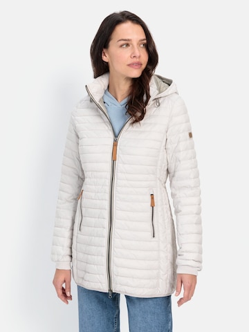 CAMEL ACTIVE Steppjacke mit abnehmbarer  Kapuze in Weiß: Vorderseite