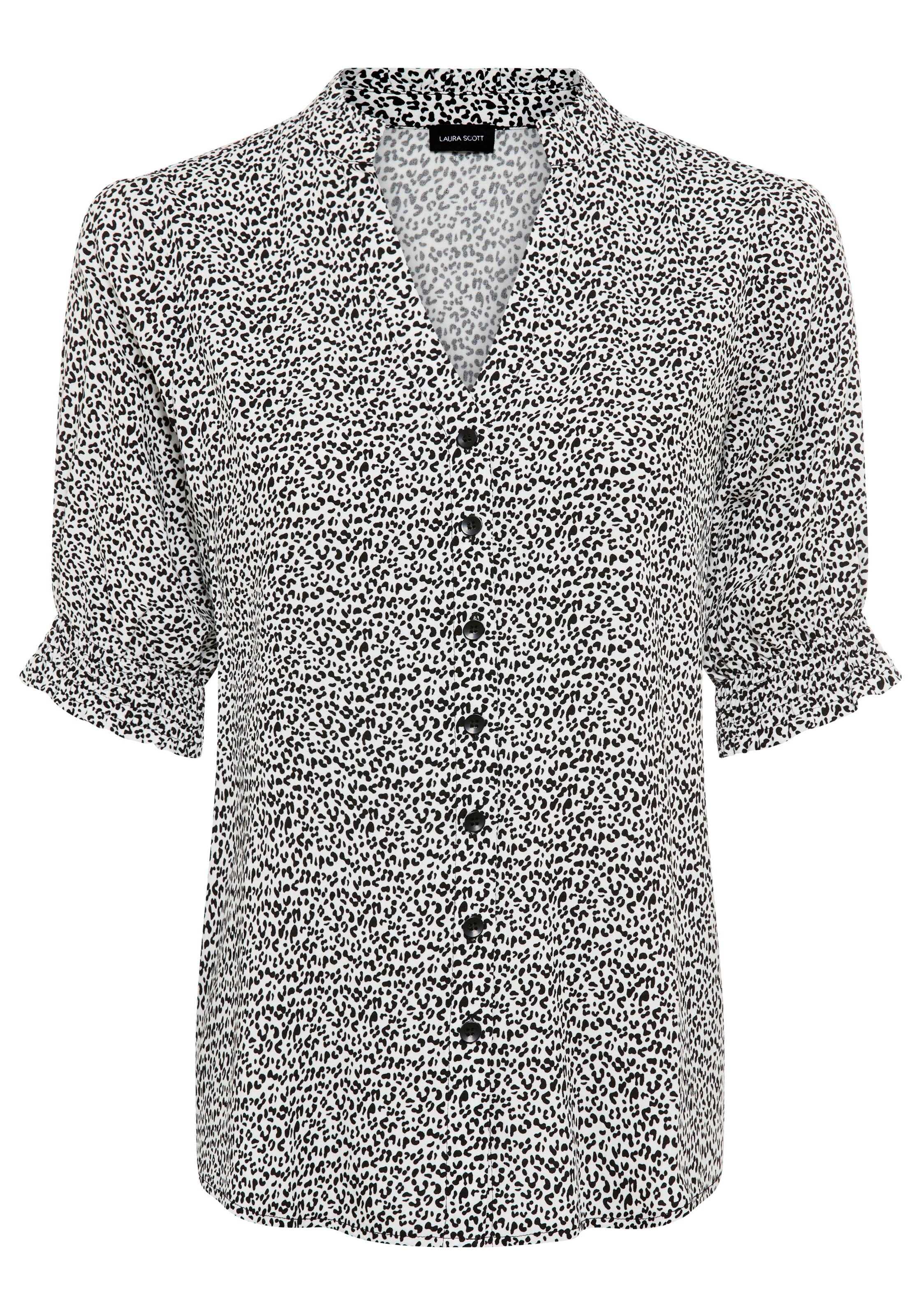 LAURA SCOTT Blouse in Black / White, Item view