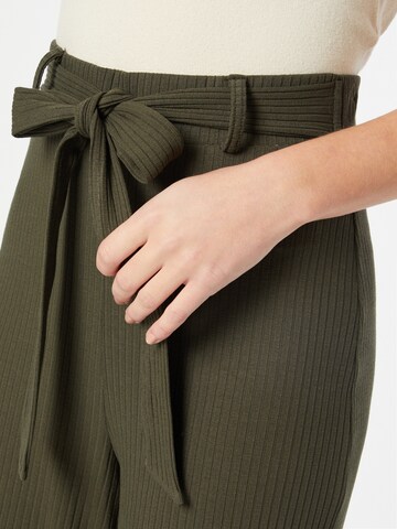 ABOUT YOU Wide leg Trousers 'Mona' in Green