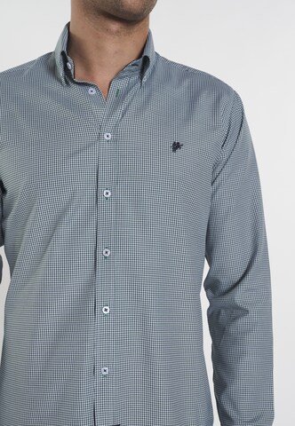 Regular fit Camicia 'Benjamin' di DENIM CULTURE in verde