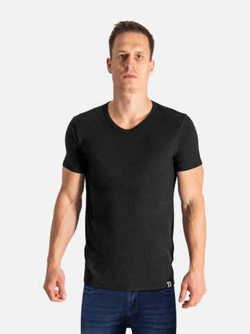 PANTONECLO Shirt 'Pantoneclo Men’s Bamboo T-Shirt V-Neck'‌‌‌‌‌‌ in Schwarz