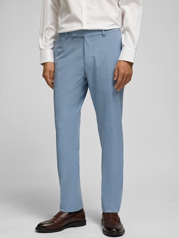 HECHTER PARIS Slim fit Pants in Blue: front