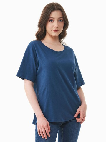 Organication T-Shirt in Blau