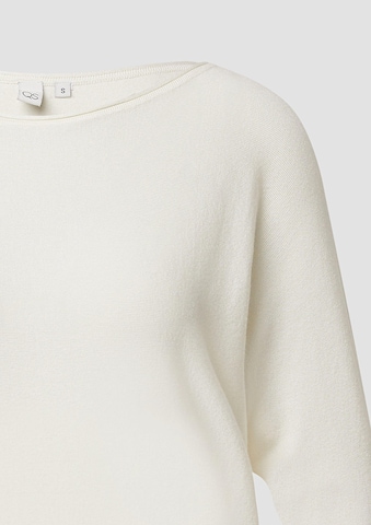Pull-over QS en blanc
