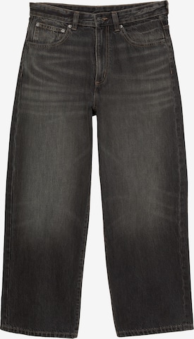 Pull&Bear Baggy Jeans in Schwarz: Vorderseite