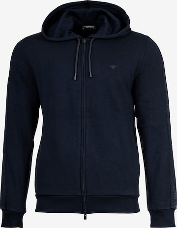 Emporio Armani Sweat jacket in Blue: front