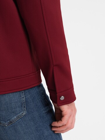 Ombre Between-Season Jacket 'OM-JANP-0138' in Red