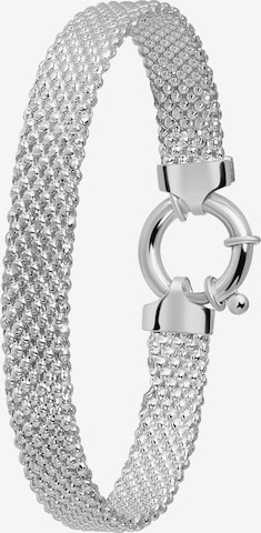 Lucardi Bracelet 'Basic' in Silver: front