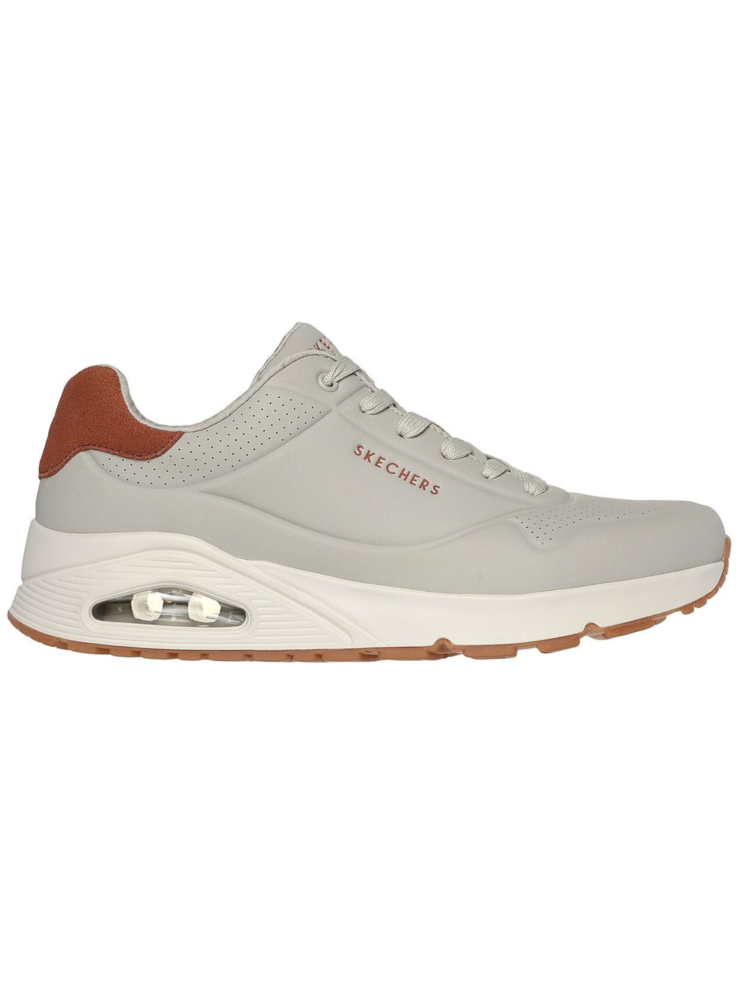 SKECHERS Sportschoen 'Skechers Uno - Suited On Air' in Grijs