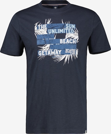 T-Shirt LERROS en bleu : devant