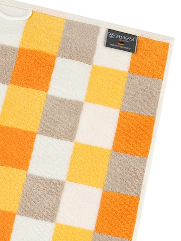 ROSS Towel 'Cashmere feeling Karo' in Orange