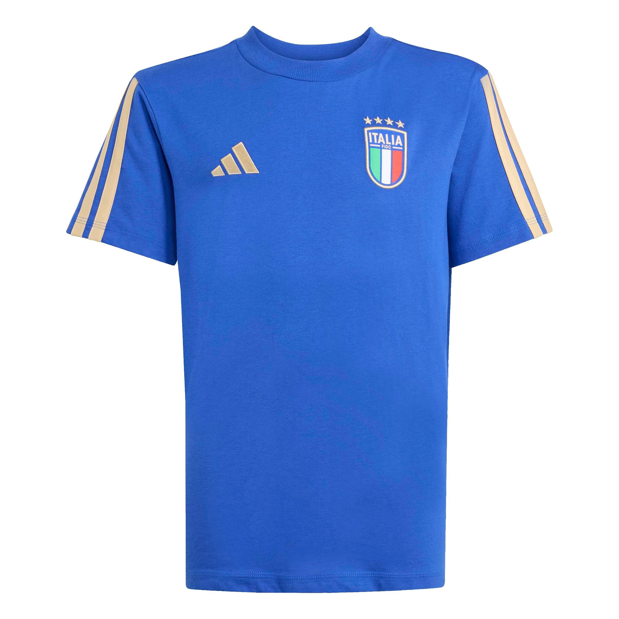 ADIDAS PERFORMANCE Functioneel shirt 'FIGC KIDS TEE' in Blauw: voorkant
