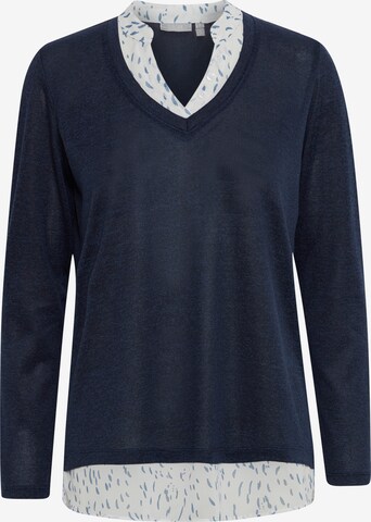 Fransa Shirt in Blauw: voorkant