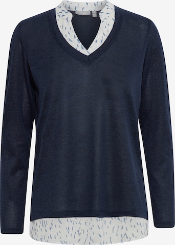 Fransa Shirt in Blauw: voorkant