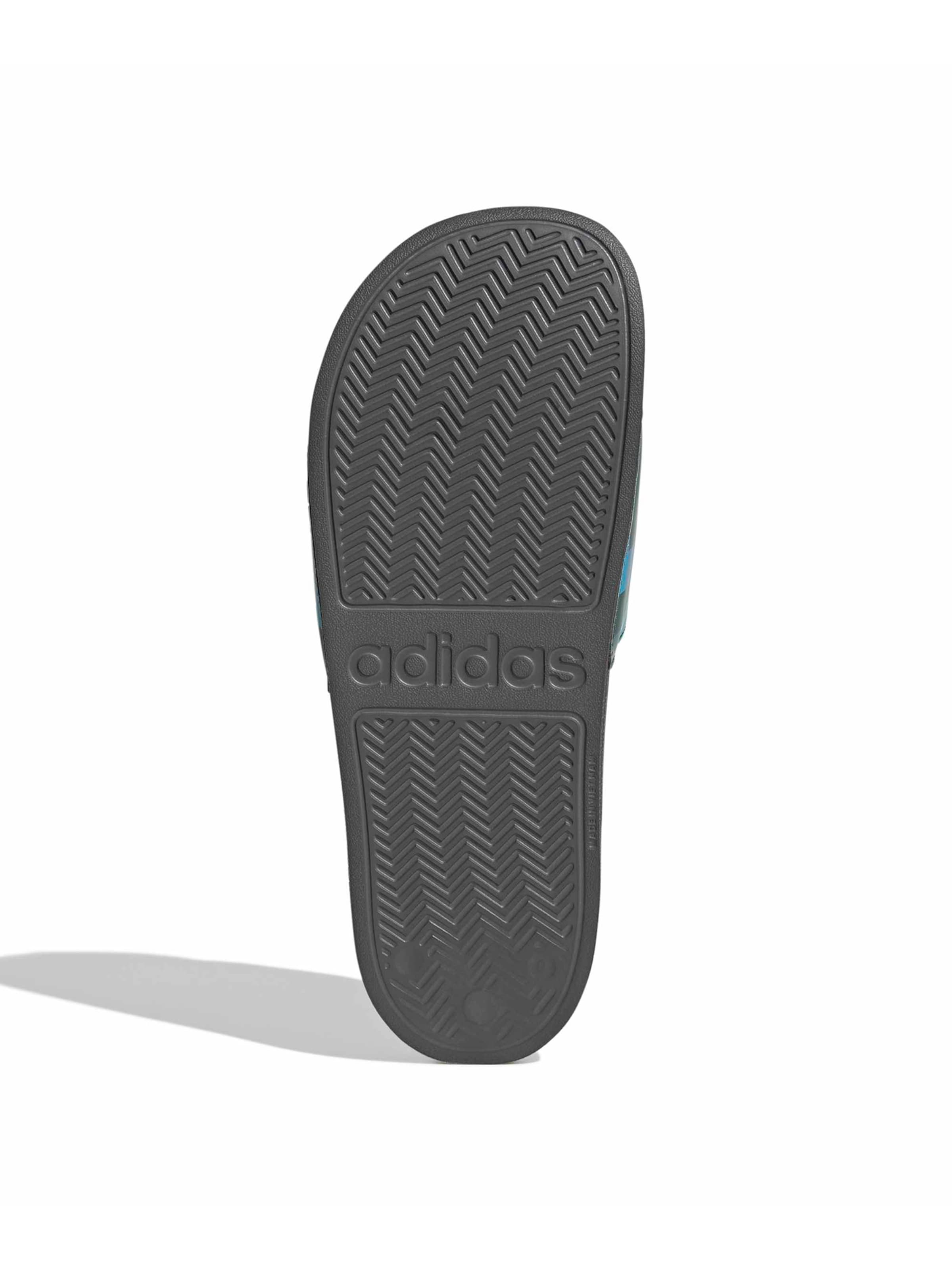 Saboți 'ADILETTE - MINECRAFT' de la ADIDAS SPORTSWEAR pe gri