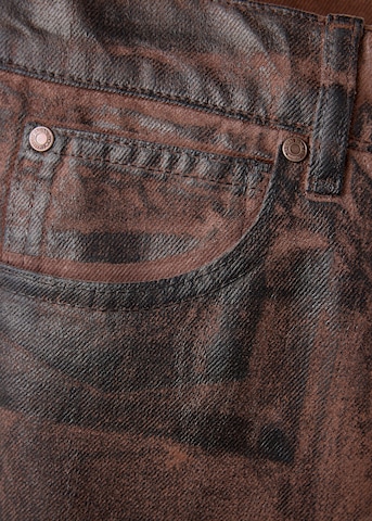 MANGO Regular Jeans 'NEUS' in Brown: front