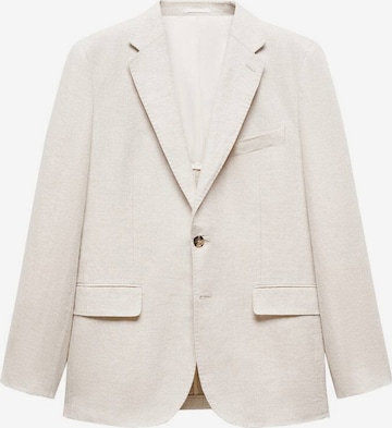 MANGO MAN Slim fit Suit Jacket 'amalfi' in Beige: front