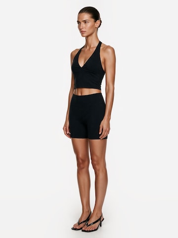 Skinny Leggings 'Second Skin Studio Biker Shorts' di GOD SAVE QUEENS in grigio