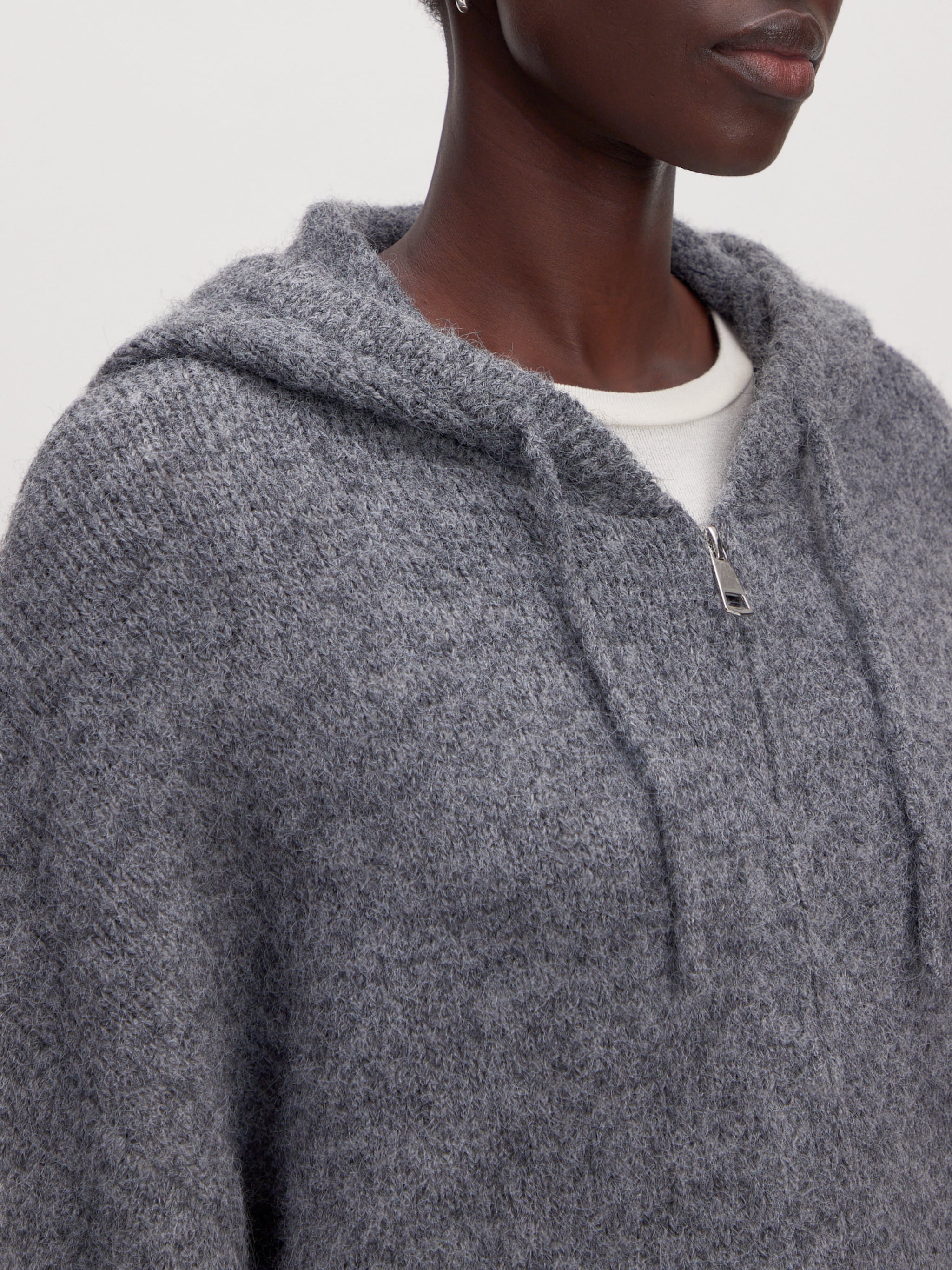 EDITED Produkter Oversized cardigan 'Isela' mørkegrå