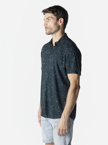 KOROSHI Comfort Fit Hemd in Schwarz