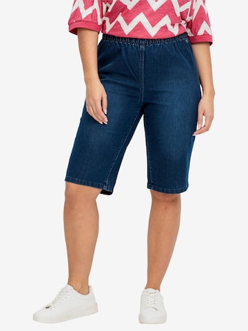 SHEEGO Regular Jeans in Blue: front