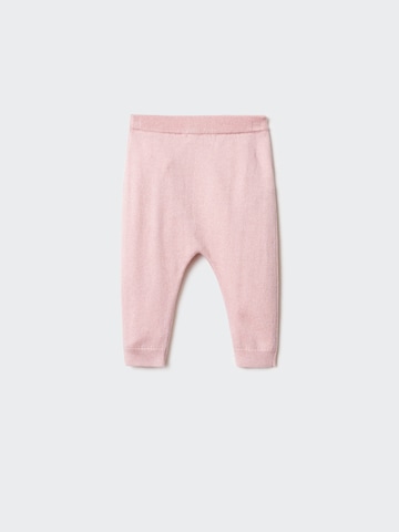 MANGO KIDS Tapered Pants in Pink