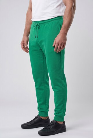 Men Plus Tapered Trousers in Green