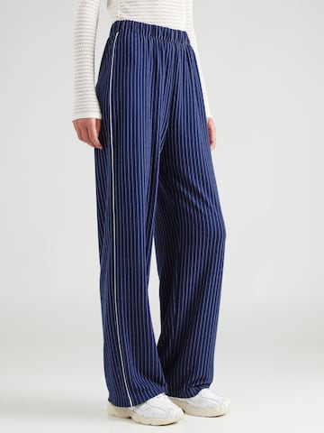 PIECES Loose fit Trousers 'MYLA' in Blue: front