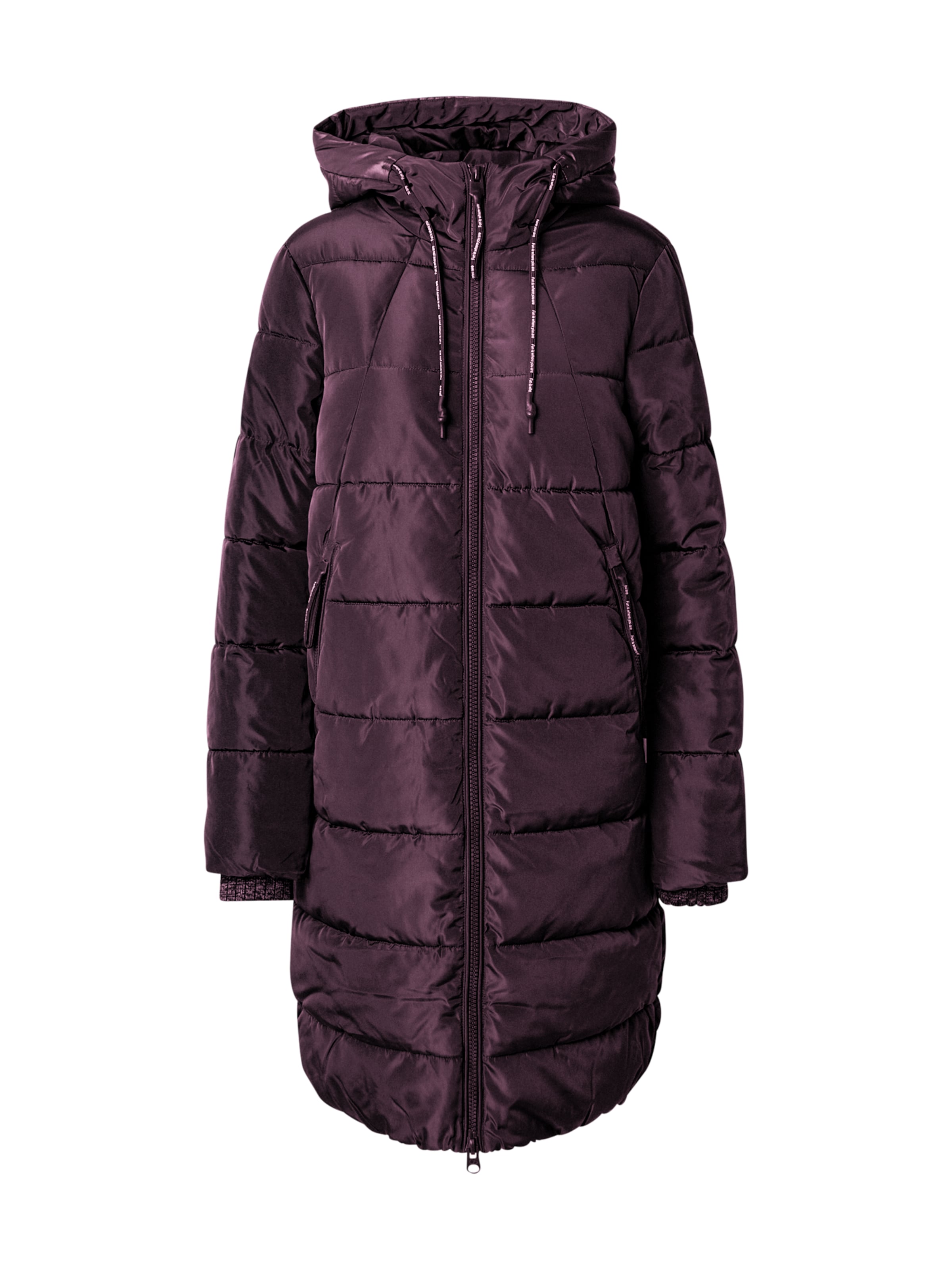 QS Wintermantel in Lila: voorkant