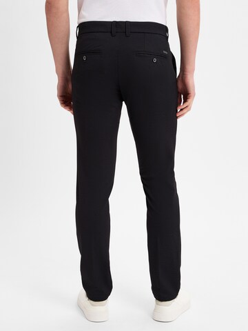 Coupe slim Pantalon chino 'Dylan' Finshley & Harding en noir