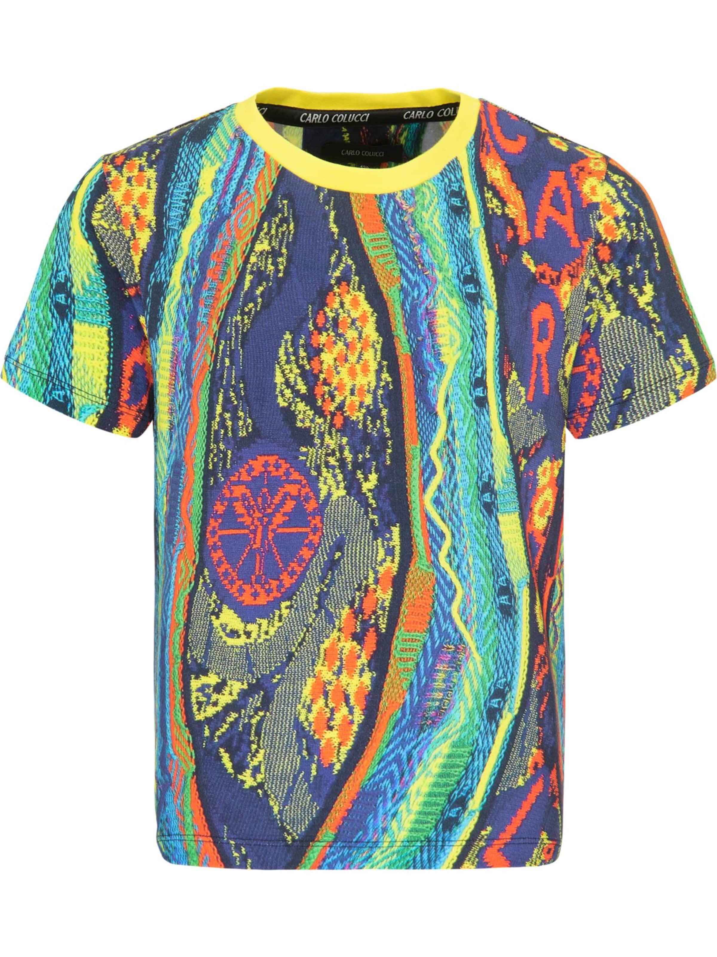 T-Shirt ' Coenen ' Carlo Colucci en mélange de couleurs : devant