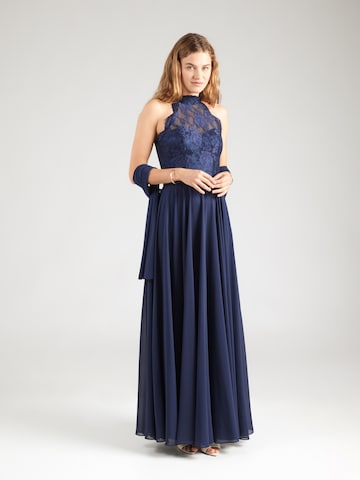 mascara - Vestido de noche en azul