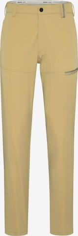 MEYER Regular Chino Pants in Yellow: front