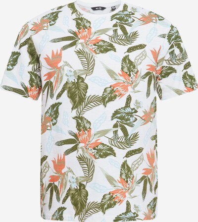 Only & Sons Koszulka 'KLOP' w kolorze jasnoniebieski / khaki / pomarańczowy / białym, Podgląd produktu