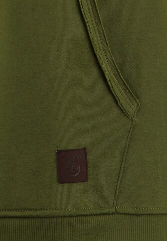 Key Largo - Sudadera con cremallera 'CONFIDENCE' en verde