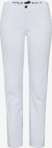 Polo Sylt Slimfit Jeans in Weiß: predná strana