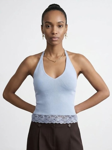 Camicia da donna 'Blusen' di Dilvin in blu: frontale