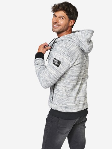 KOROSHI Zip-Up Hoodie in Grey