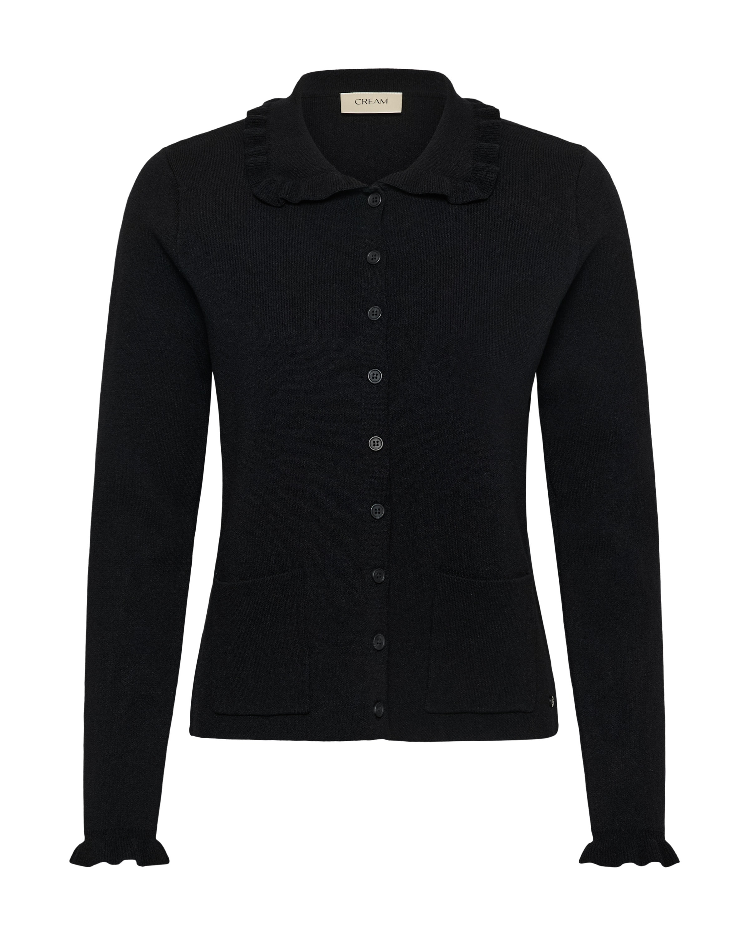 Cream Cardigan i sort: forside